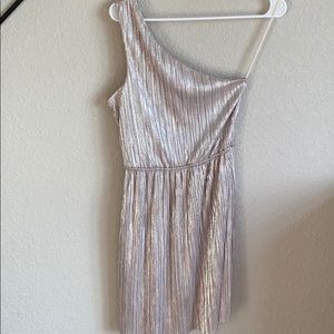 Shiny silky party dress